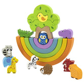 Viga Rainbow Balancing Blocks 44590 - Colorland Toys